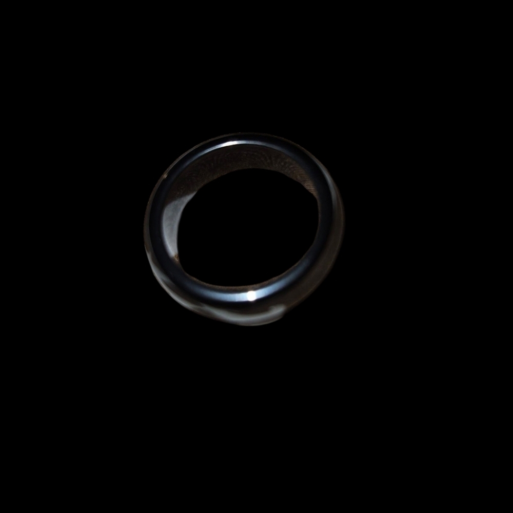 Unisex Hematite Band Ring